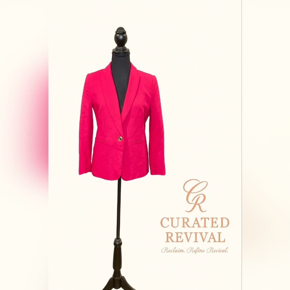 J.Crew Bold Pink Blazer – Size 6 (NWT)